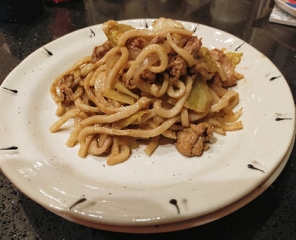 プルコギビーフで☆プルコギ焼きうどん
