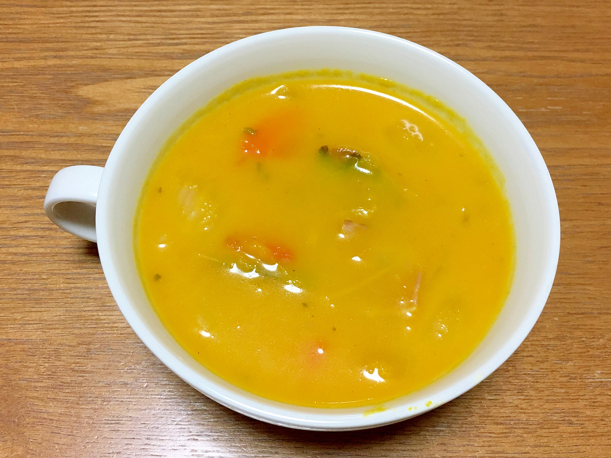 冷凍かぼちゃを使ったスープ