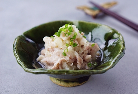 観音池ポークのしゃぶしゃぶみぞれ煮