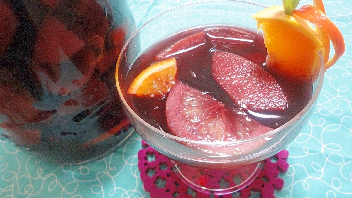 フルーツいっぱい 自家製サングリア レシピ 作り方 By 楽天出店店舗 クッキングクロッカ楽天市場店 楽天レシピ フルーツいっぱい 自家製サングリア レシピ 作り方 By 楽天出店店舗 クッキングクロッカ楽天市場店 楽天レシピ