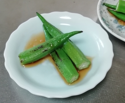 オクラはゆでる、しか、使ったことがなかったのですが、焼くのも、美味しかったです
