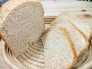 ツインバードで2斤♪毎日食べたい全粒粉40%パン