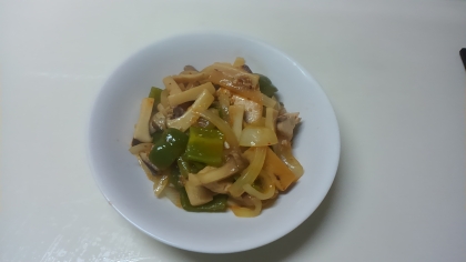 ピリっと辛めで作ってみましたぁ～♪とっても美味しかったですっ♪ご馳走様でしたぁ～(*^▽^)/★*☆♪