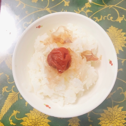 生姜風味の梅ご飯