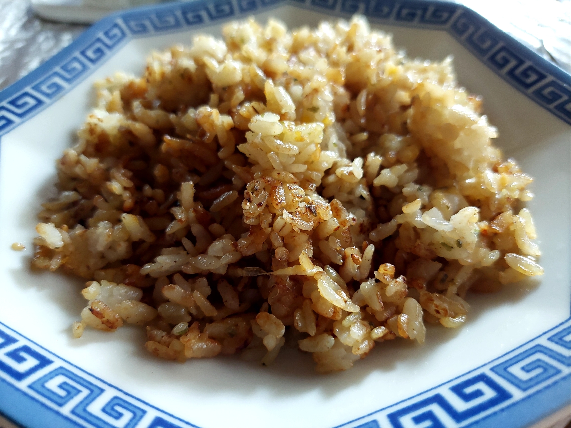 玉ねぎの焦がし醤油チャーハン