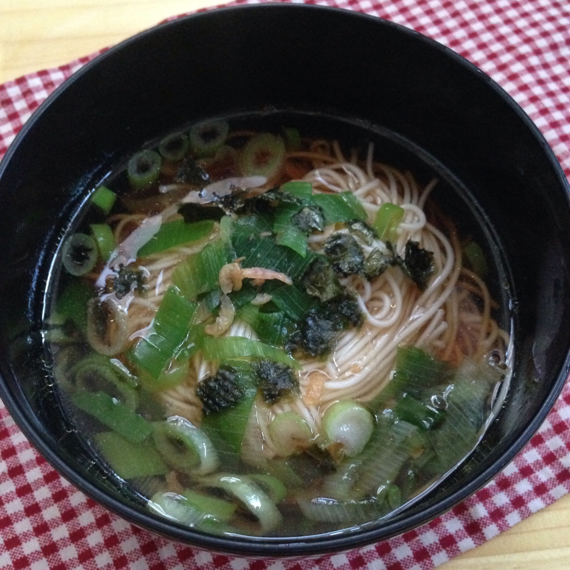 干しえびdeあったかそうめん♪