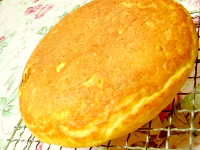 南瓜と粉チーズとアーモンドプードルのパンケーキ レシピ 作り方 By 小太郎１２１２ 楽天レシピ