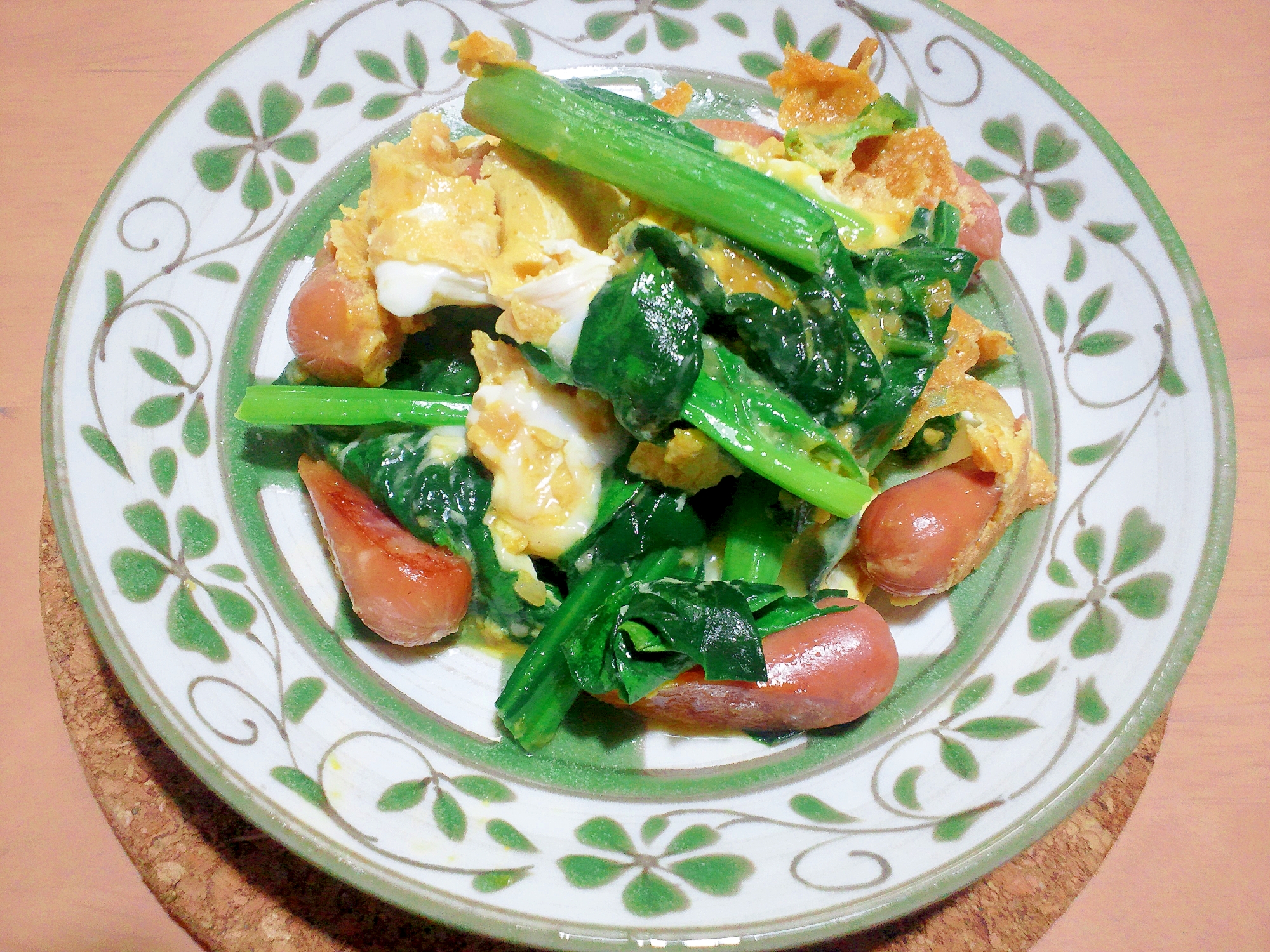 朝食に ほうれん草とウインナーと卵の炒め物 レシピ 作り方 By 駄目だバブルス 楽天レシピ 朝食に ほうれん草とウインナーと卵の炒め物 レシピ 作り方 By 駄目だバブルス 楽天レシピ