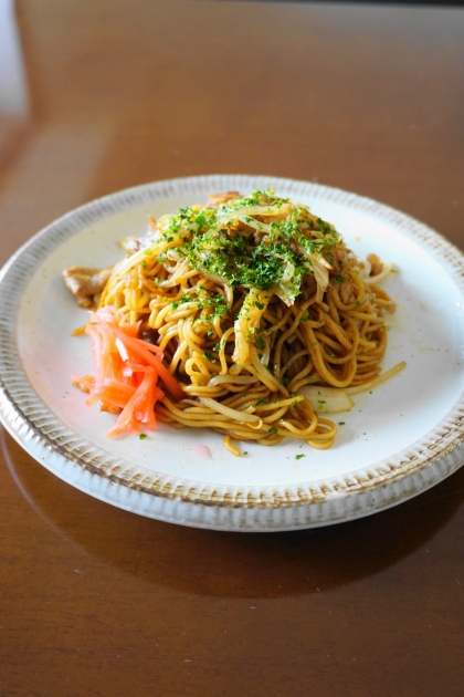 ピリ辛★ソース焼きそば