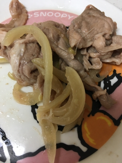 切り落とし豚肉で簡単生姜焼き