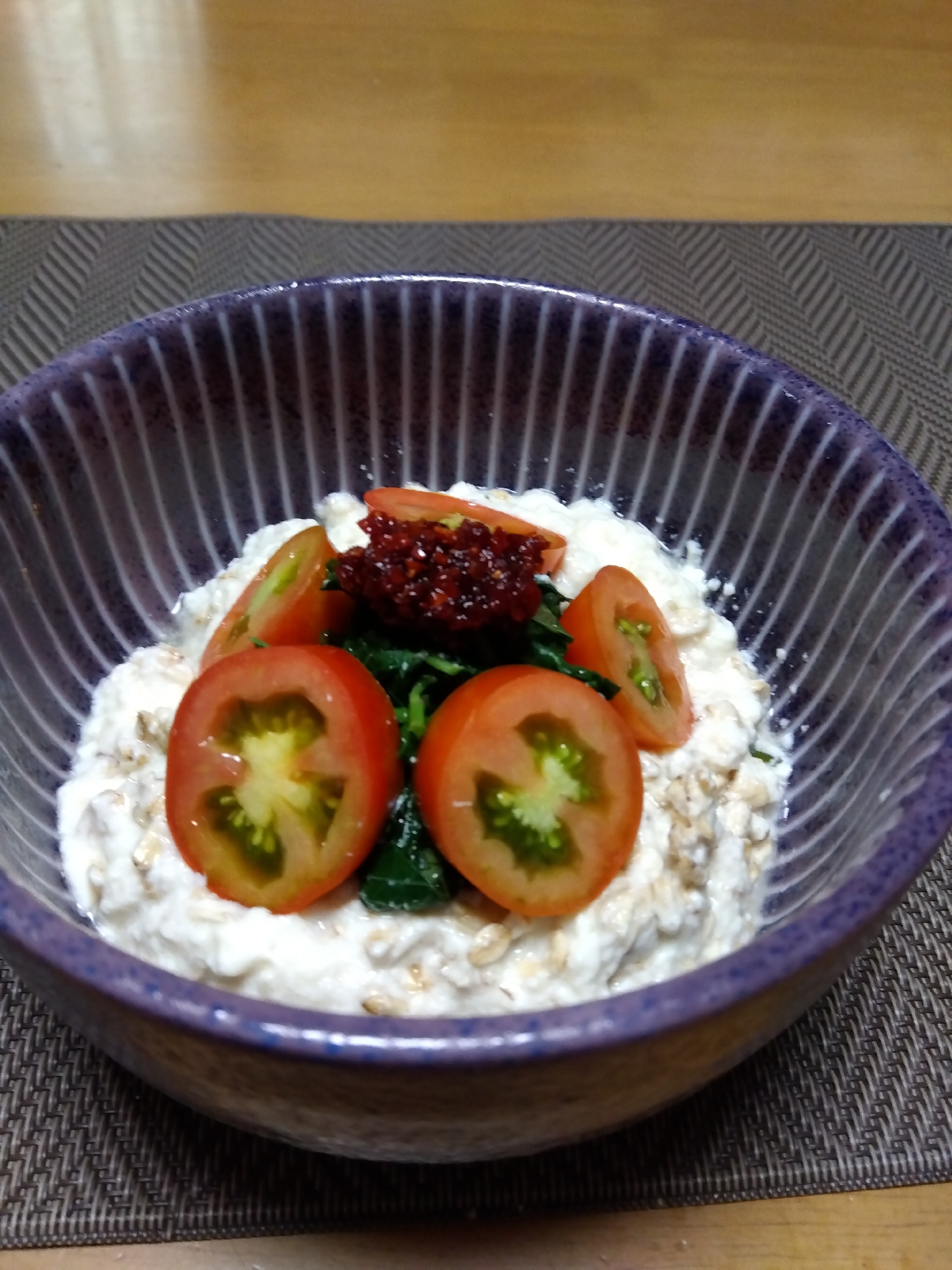 豆腐で オーバーナイトオーツ