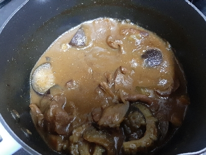 カレーレシピ　ゴーヤカレー