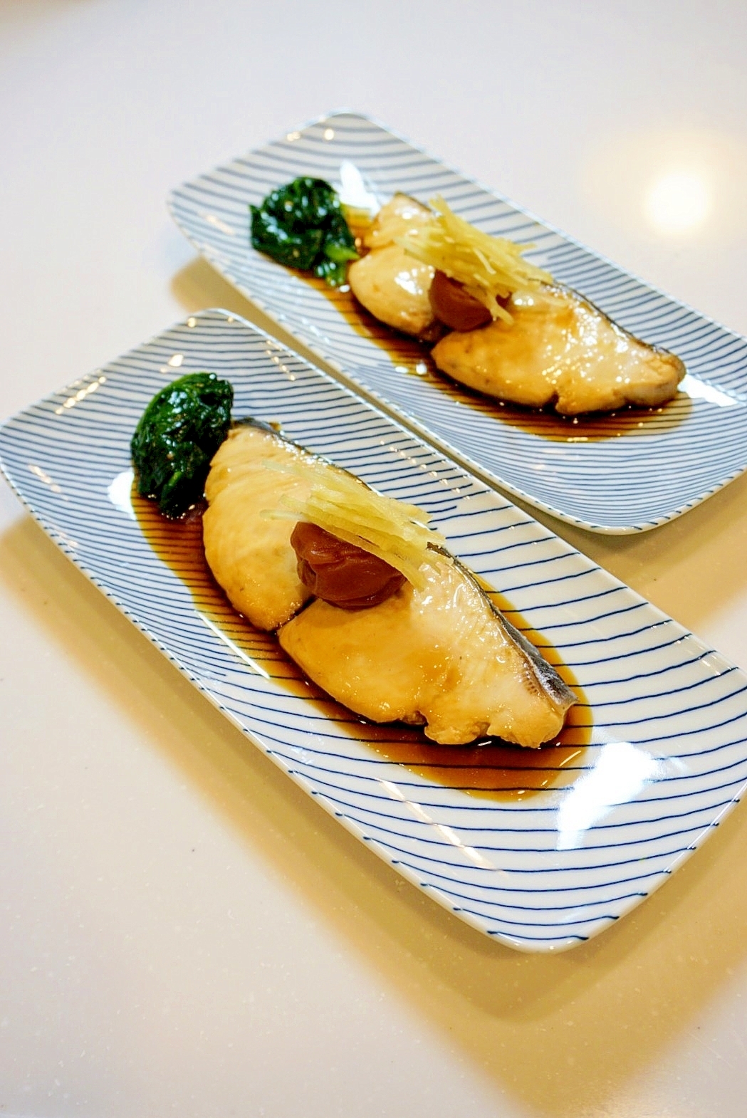 梅と生姜がアクセント!サワラの梅生姜煮