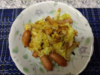 ソーセージキャベツ♪スクランブルエッグ