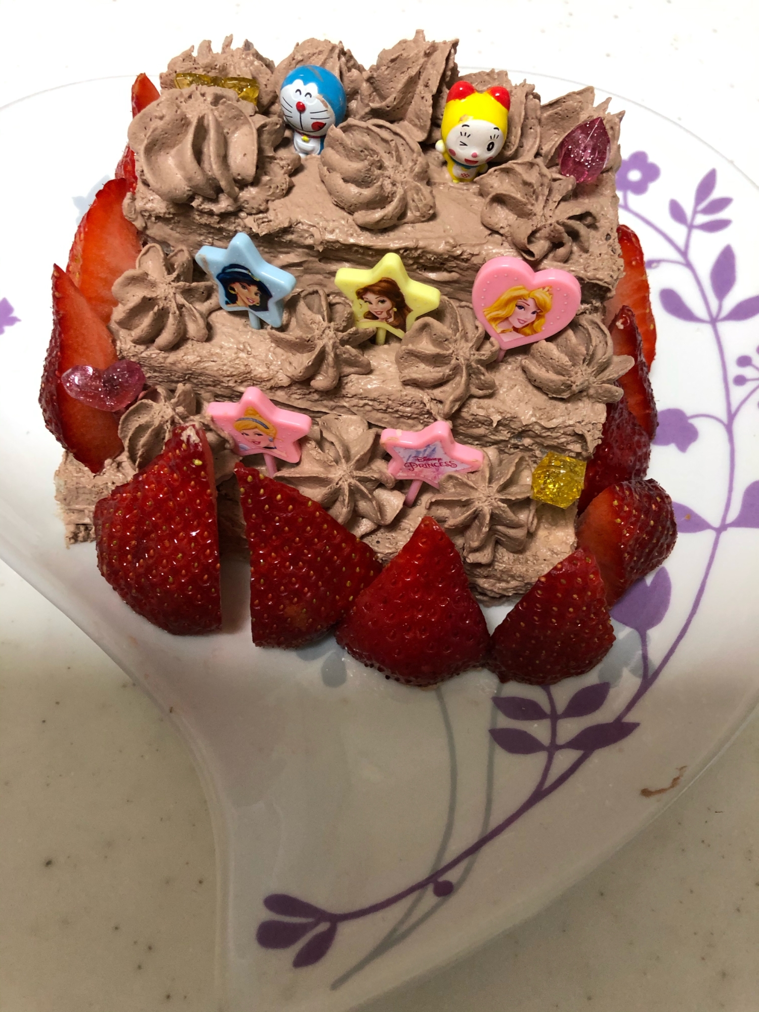 3歳児クッキング♡食パンでひなまつりケーキ(^^)