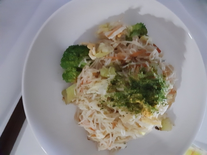 夏のランチに☆そうめんチャンプルー