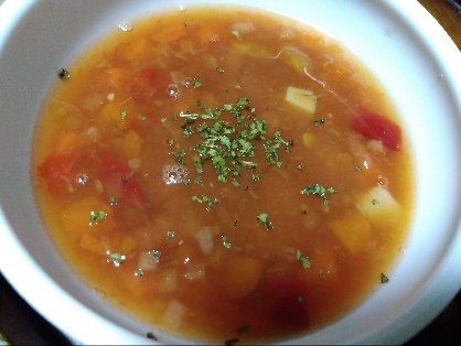 トマトとたまねぎのスープ
