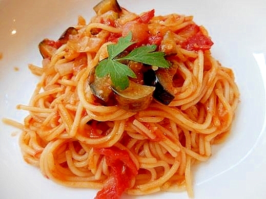 野菜だけのアラビアータスパゲティ プラントベース