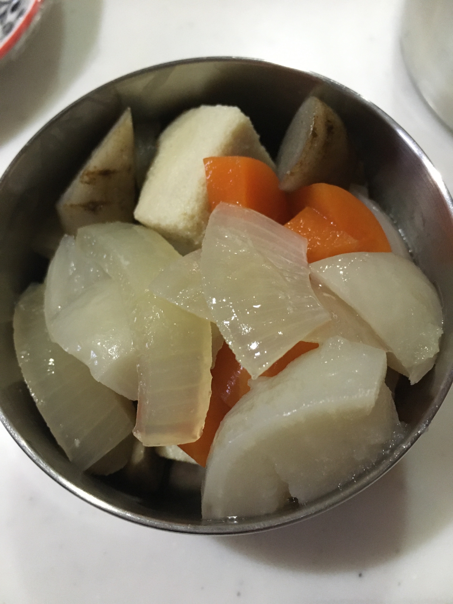 高野豆腐と根野菜の煮物