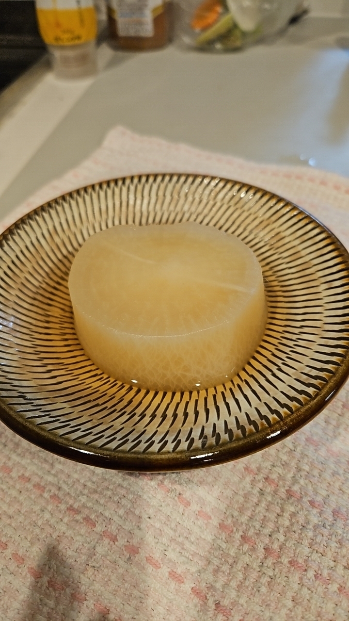 超簡単　圧力なべでハフハフ　ふろふき大根
