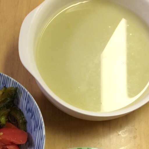 アスパラのポタージュ〜冷製スープ