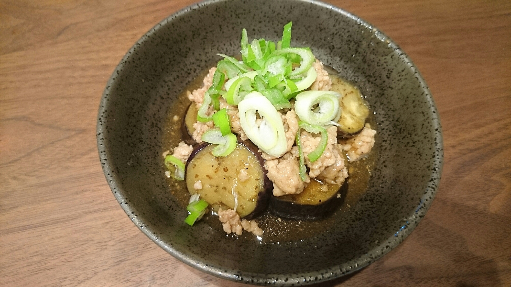 めんつゆで！茄子と豚ひき肉のそぼろあん