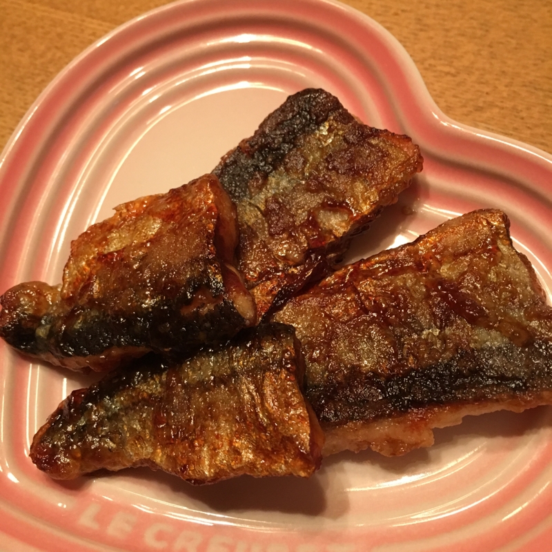 秋刀魚のバルサミコソテー