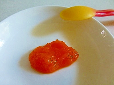 離乳食 初期 にんじんのすりつぶし レシピ 作り方 By ぴろち 楽天レシピ