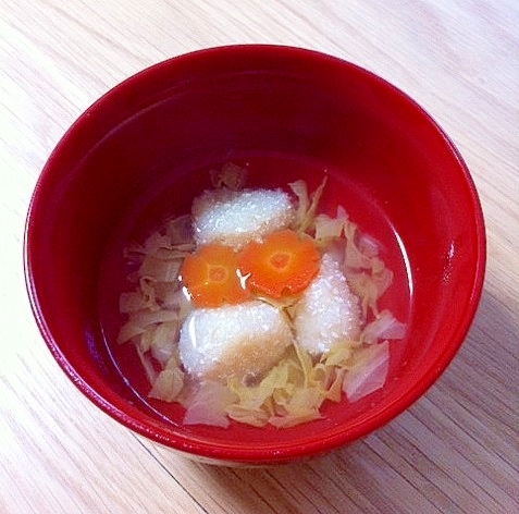 離乳食後期♪おせち(豆腐餅入り雑煮)☆