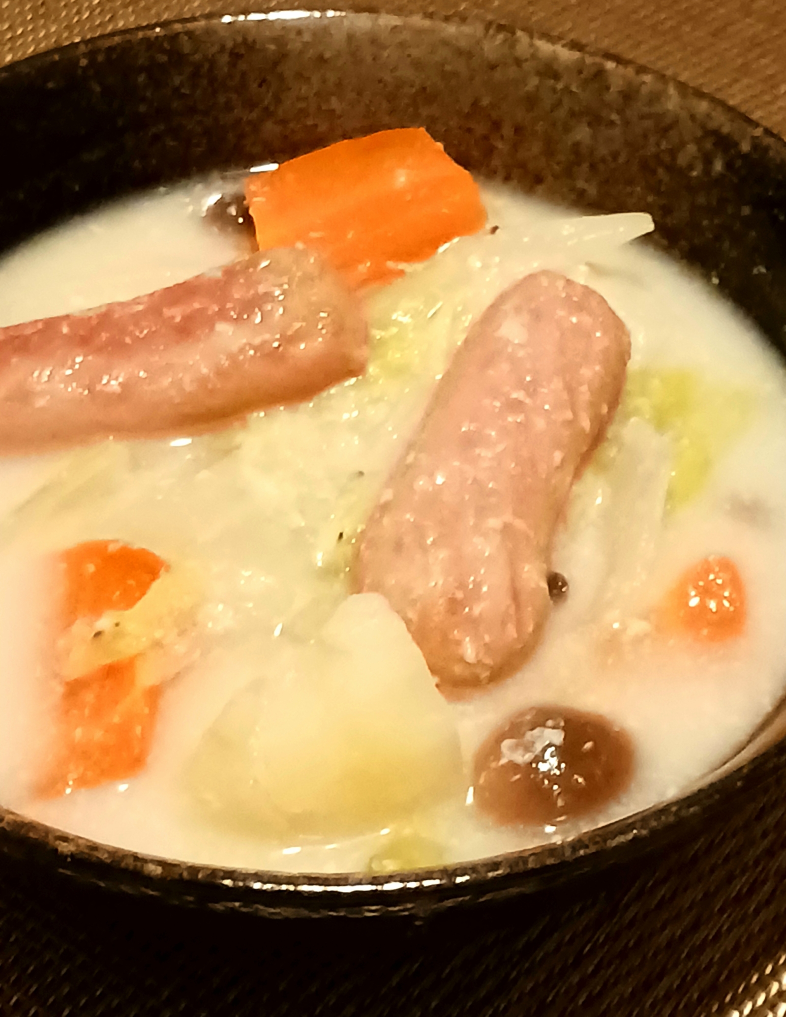 ソーセージと酒粕で☆まろやか和風ポトフ