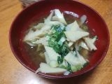 具沢山！たけのこのお味噌汁