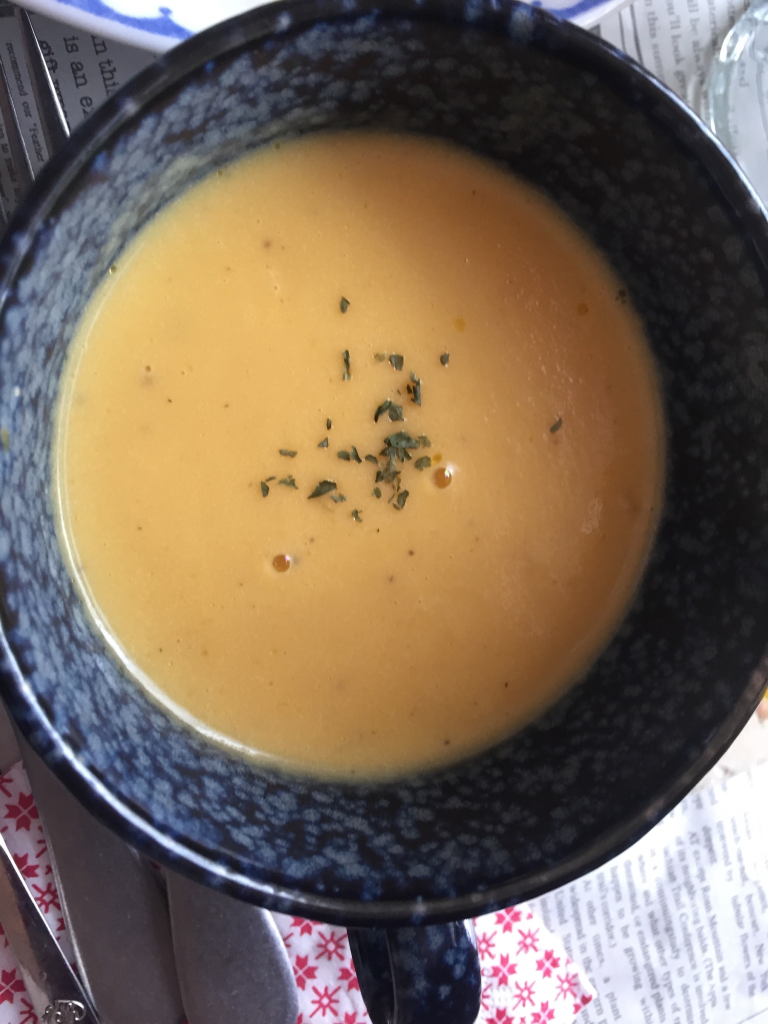 人参とひよこ豆のスープ
