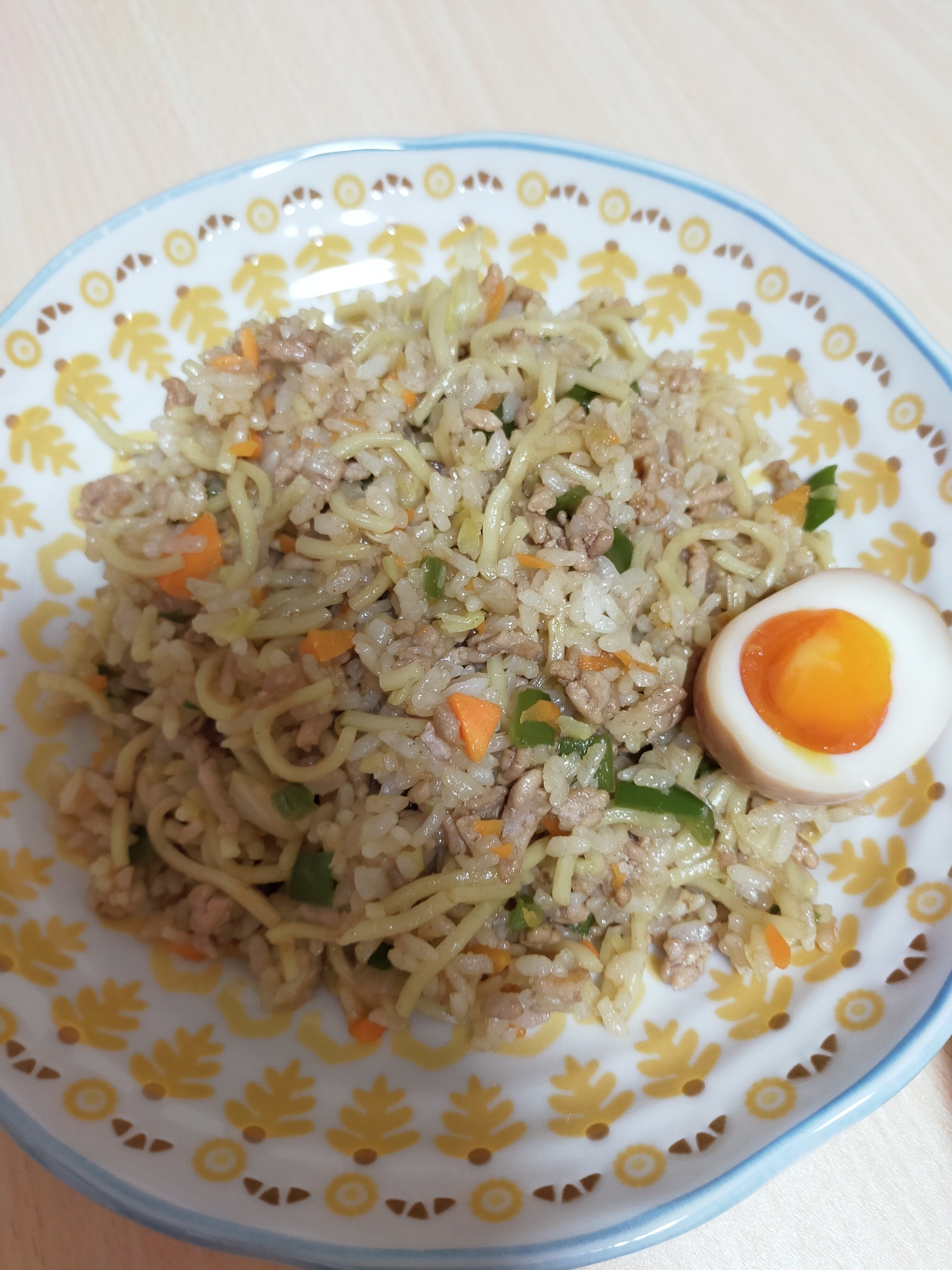 粉末ソース不要！袋麺だけ購入♪お手軽そばめし