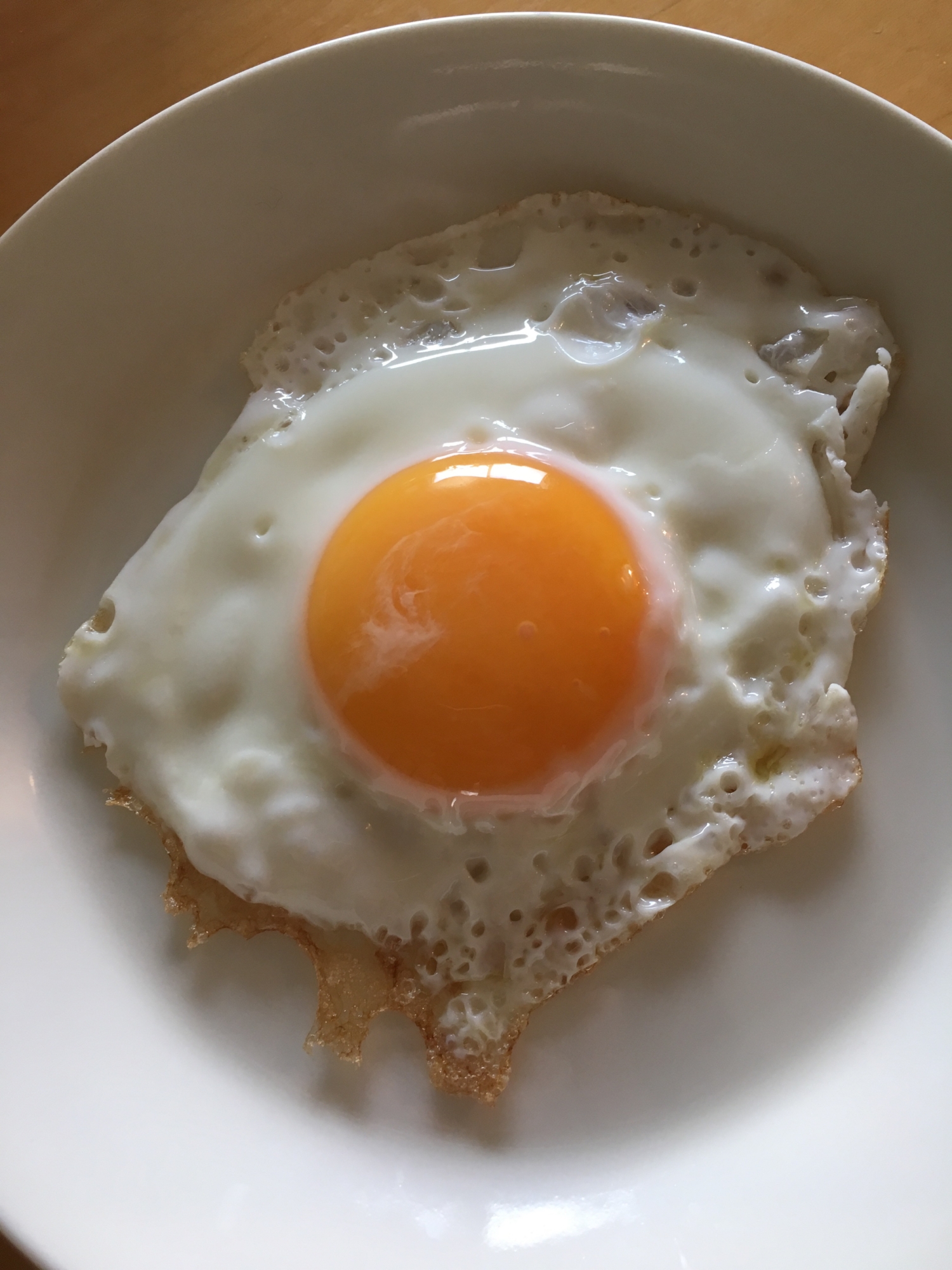 カリカリとろとろ目玉焼き