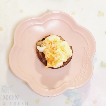 ジューシー椎茸のエッグ焼き