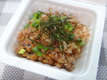 かつお節➕海苔➕ねぎの納豆