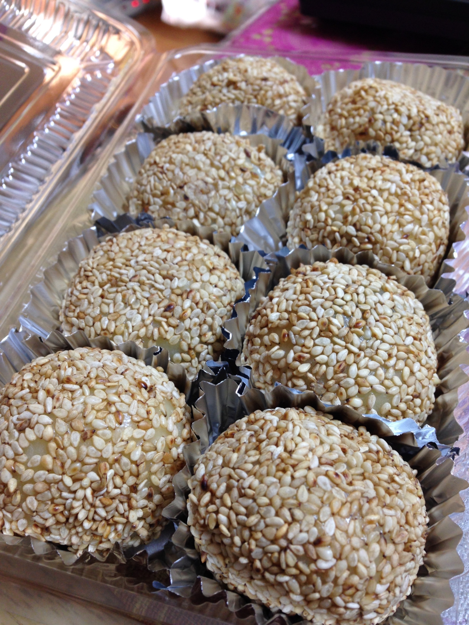 ゴマあんぎっしりゴマ団子☆管理栄養士☆