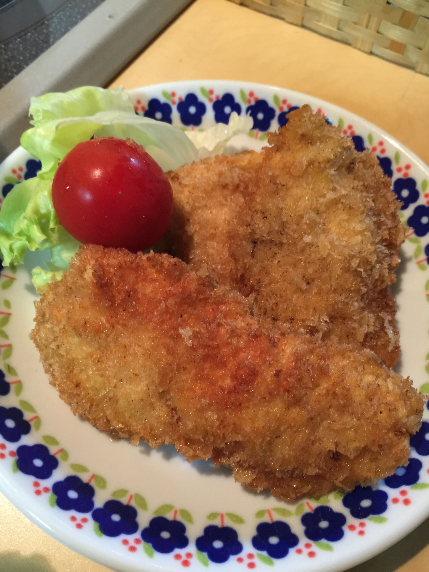 薄切り鶏胸肉のチキンカツ