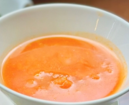トマト缶が中途半端に余ったら☆即席トマトスープ