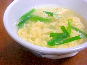 コーンとニラと卵の中華スープ レシピ 作り方 By Tukuyo93 楽天レシピ