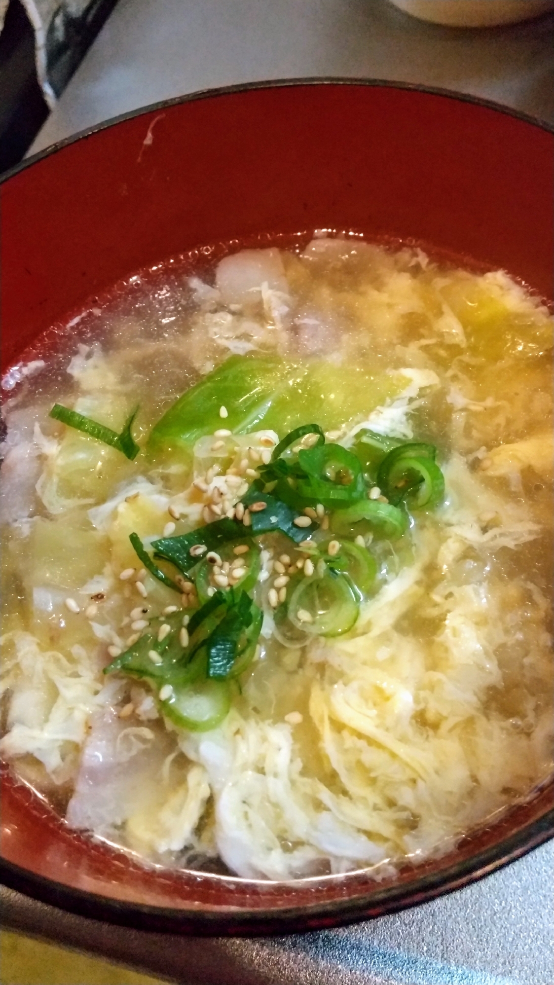 ヒガシマルうどんスープで簡単におかずスープ