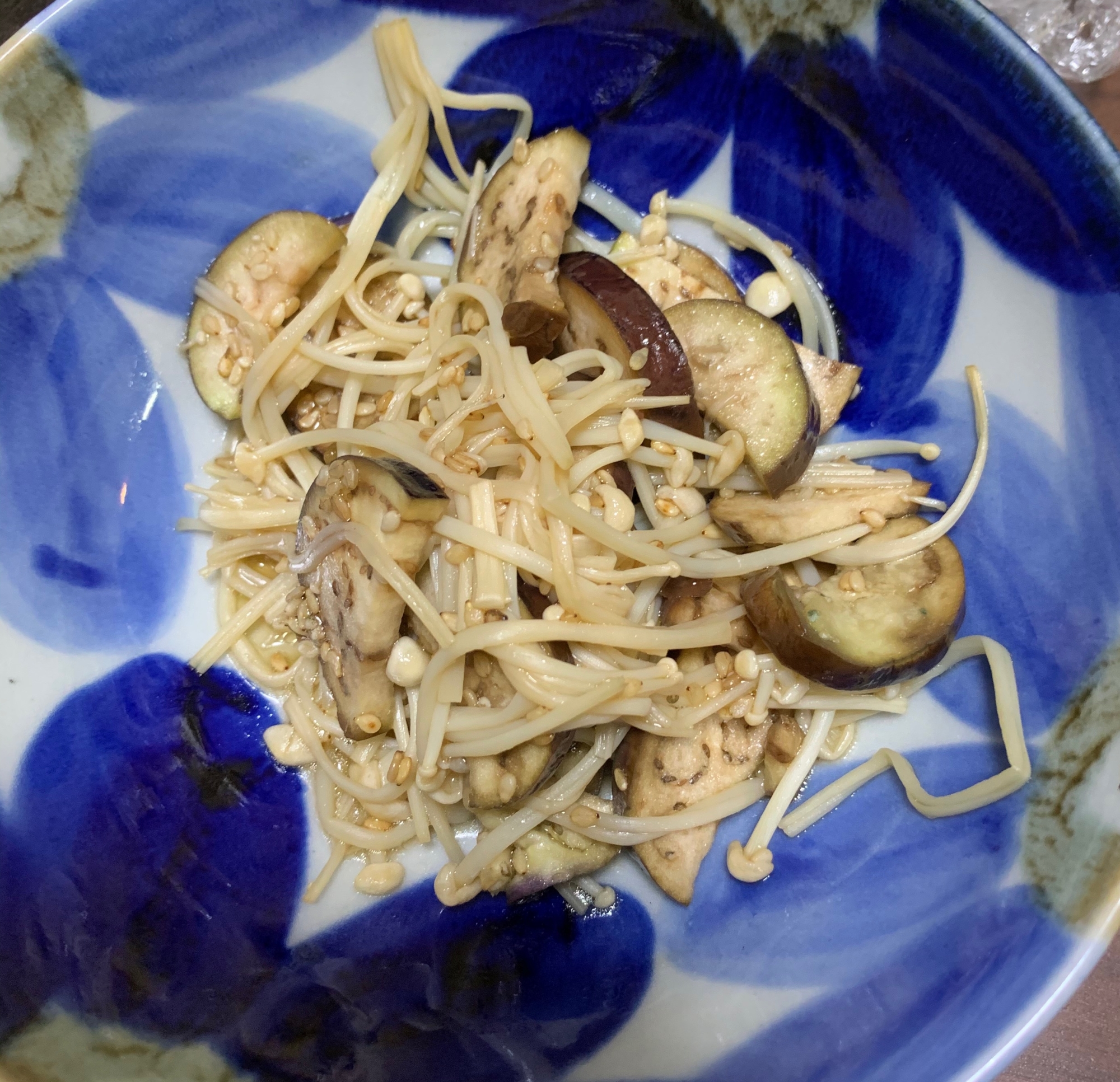 レンジで簡単！茄子とえのきの和物☆