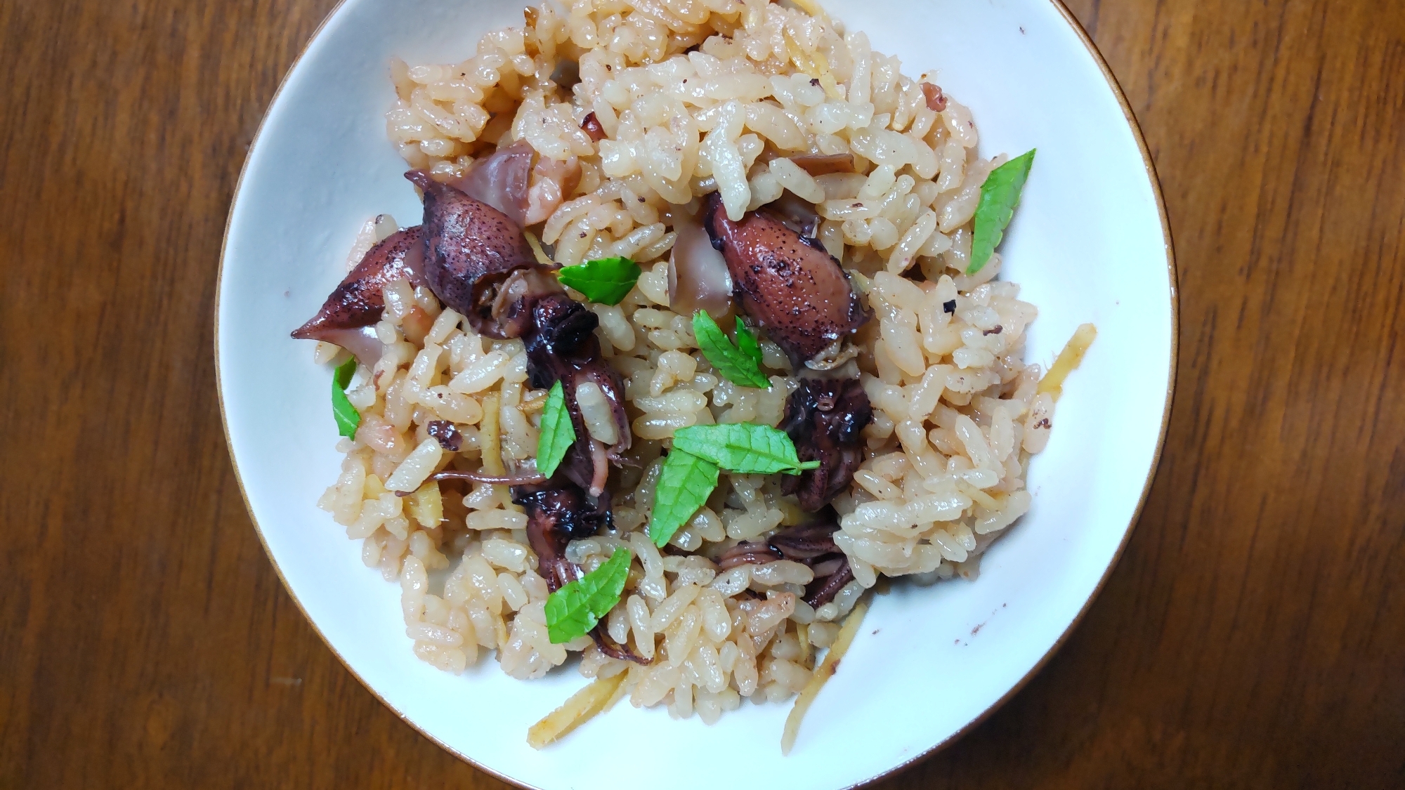 ホタルイカの炊き込みご飯