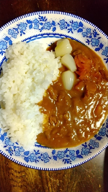 厚切り肉でポークカレー♡