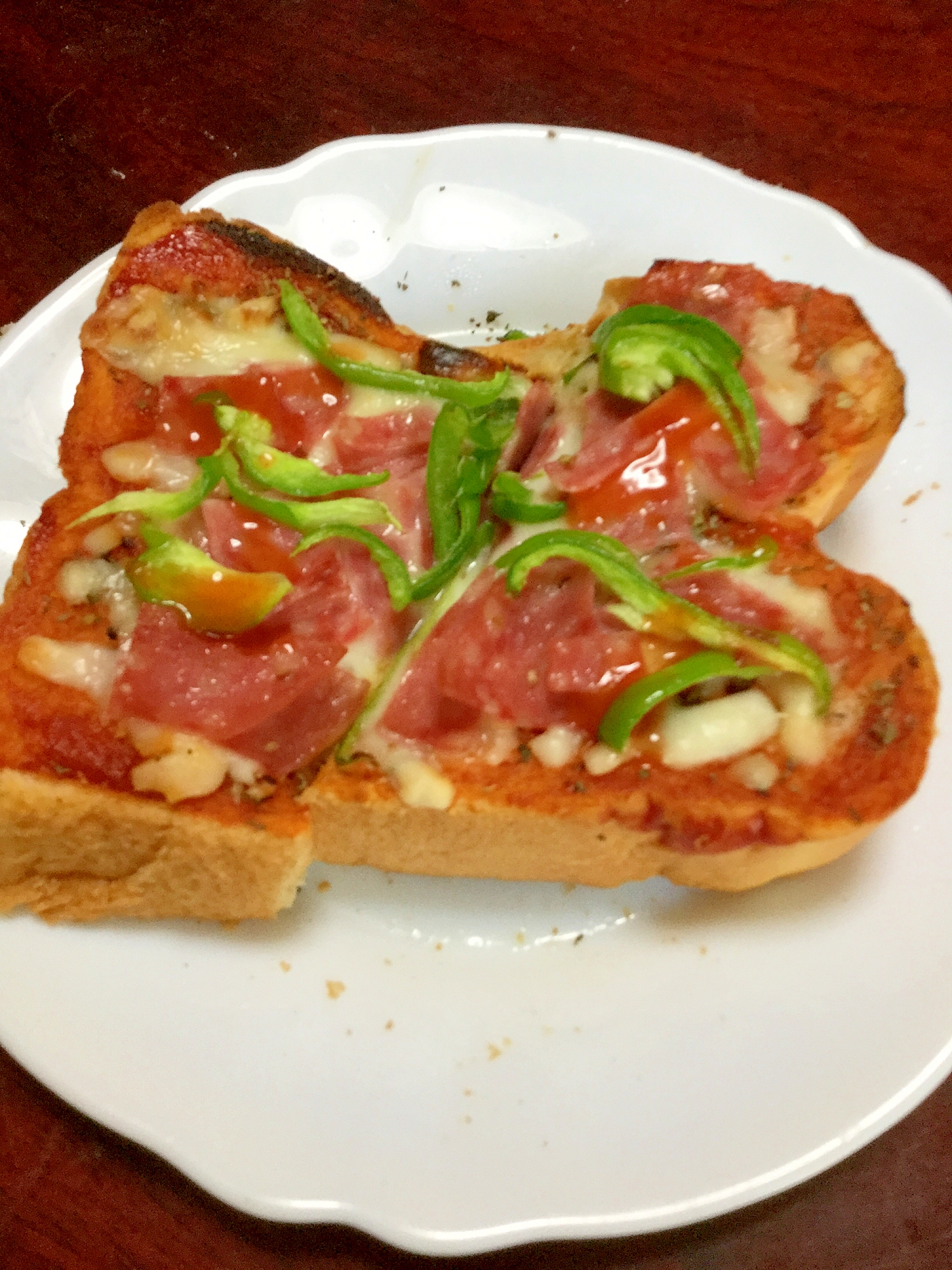 生ハム☆ピザトースト!