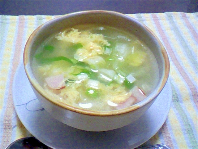レタスの中華風スープ★
