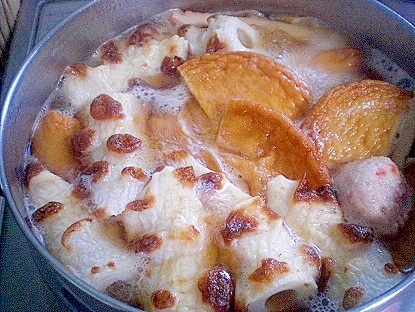 甘みはビンゴソース もち入り肉団子のおでん レシピ 作り方 By ひろりん１１０６ 楽天レシピ