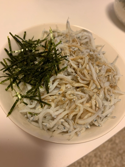 ささっとランチ！ ヘルシーしらす丼☆