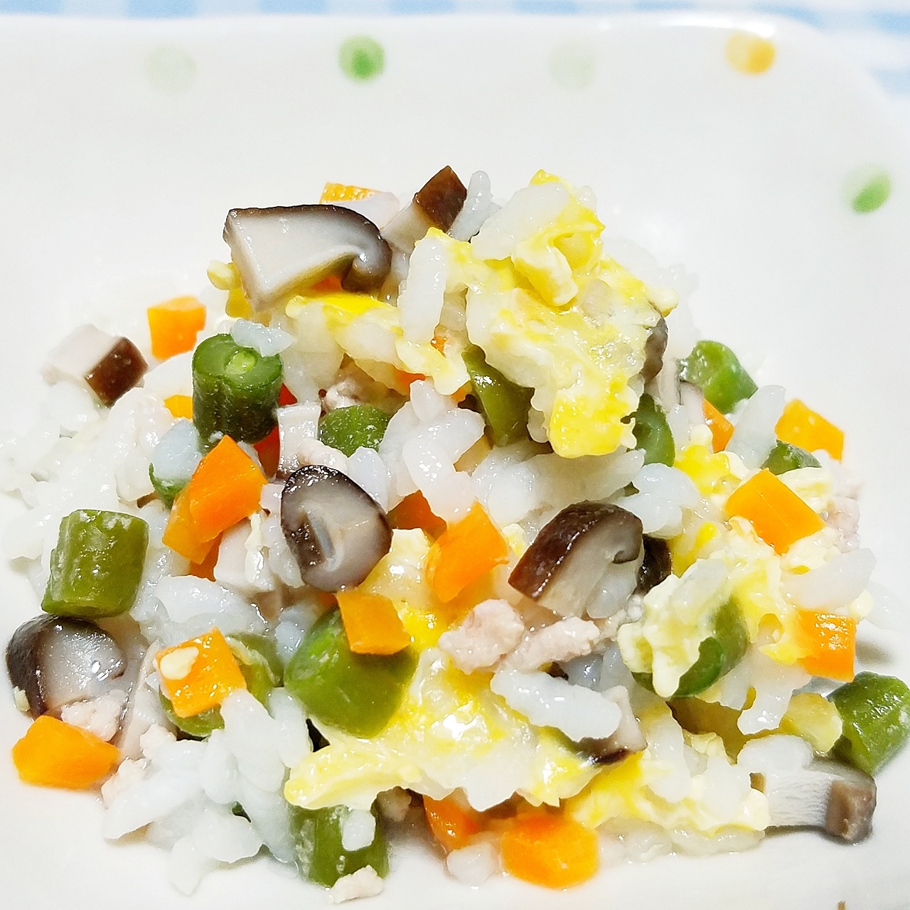 愛犬の腎臓病食事 豚ミンチで椎茸といんげんの卵雑炊 レシピ 作り方 By チヅ 楽天レシピ 愛犬の腎臓病食事 豚ミンチで椎茸といんげんの卵雑炊 レシピ 作り方 By チヅ 楽天レシピ