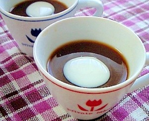 レンジで！チョコ風味のコーヒーゼリー